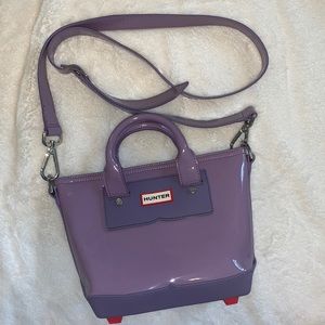 HUNTER Patent Leather Mini Tote/ Crossbody